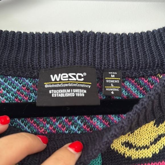 Wesc Multicolor Patterned Sweater - Picture 2 of 3